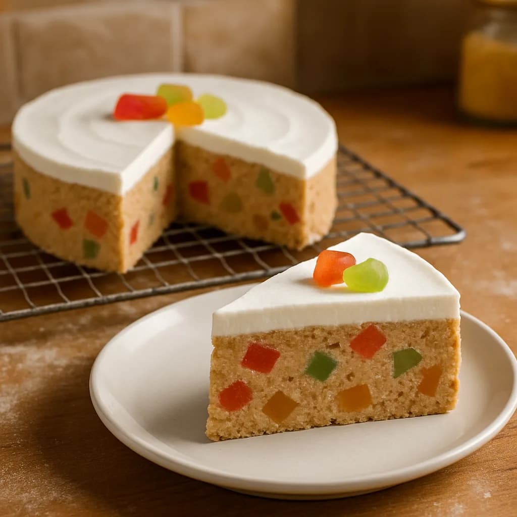 Plazma torta sa žele bombonama i šlagom
