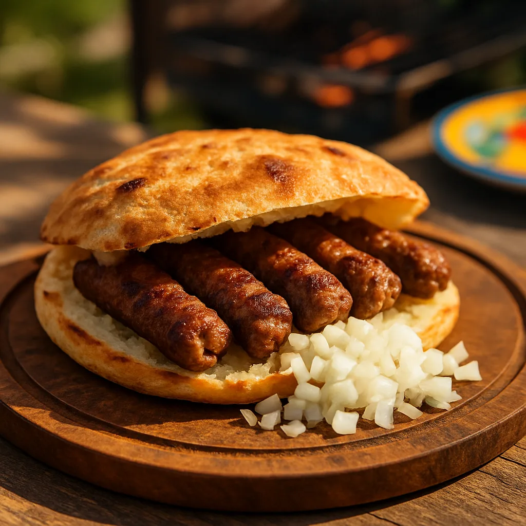 Domaći ćevapi u lepinji